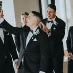 Suzanne Riley Marriage Celebrant wedding groom selfie ben porcaro and laura