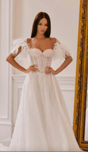 Suzanne Riley 2023 Bridal Fashion Week couture gown wedding celebrant sunshine coat, suzanne celebrant, marriage 