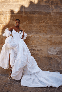 Suzanne Riley 2023 Bridal Fashion Week couture gown wedding celebrant sunshine coat, suzanne celebrant, marriage 